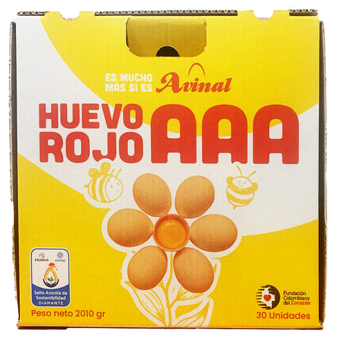 HUEVO AVINAL AAA MALETIN 30U